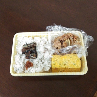 豚肉と卵の弁当